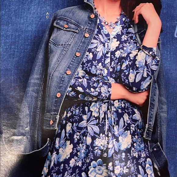 🤗🤗SOLD!🤗🤗VINTAGE, Giacca Jeans/Denim Jacket. A Relaxed Fit Trucker Jacket! - Picture 6 of 8